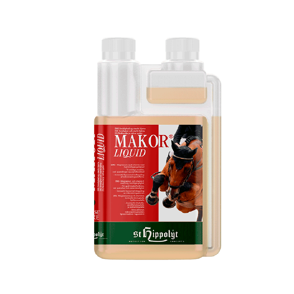 St. Hippolyt Makor Liquid – liposomaalinen lisäravinne hevoselle (1 L)