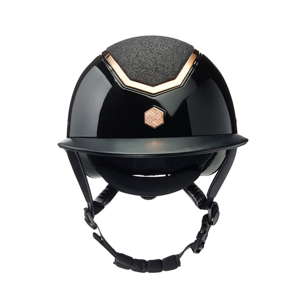 Charles Owen Kylo Wide Peak MIPS ratsastuskypärä edestä leveällä lipalla