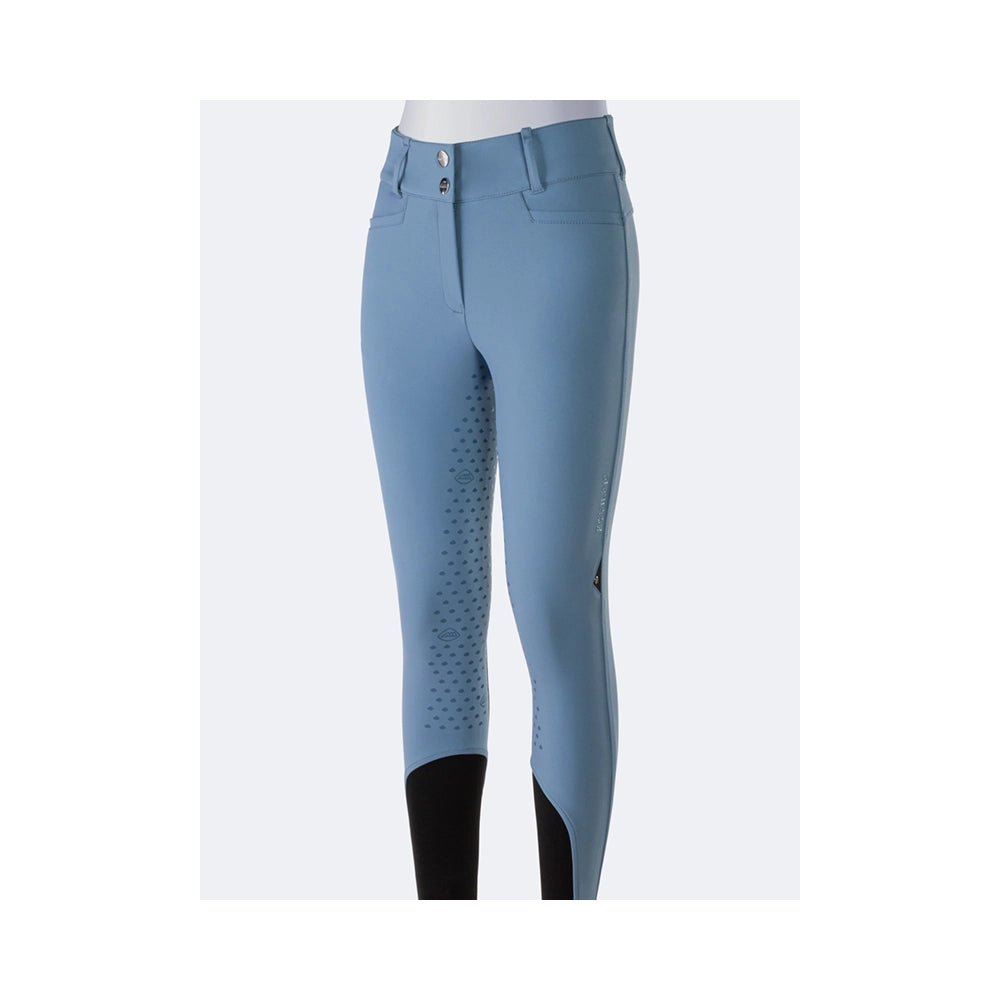 Equiline Eqedisonfh korkeavyötäröiset full grip -ratsastushousut provincial blue edestä