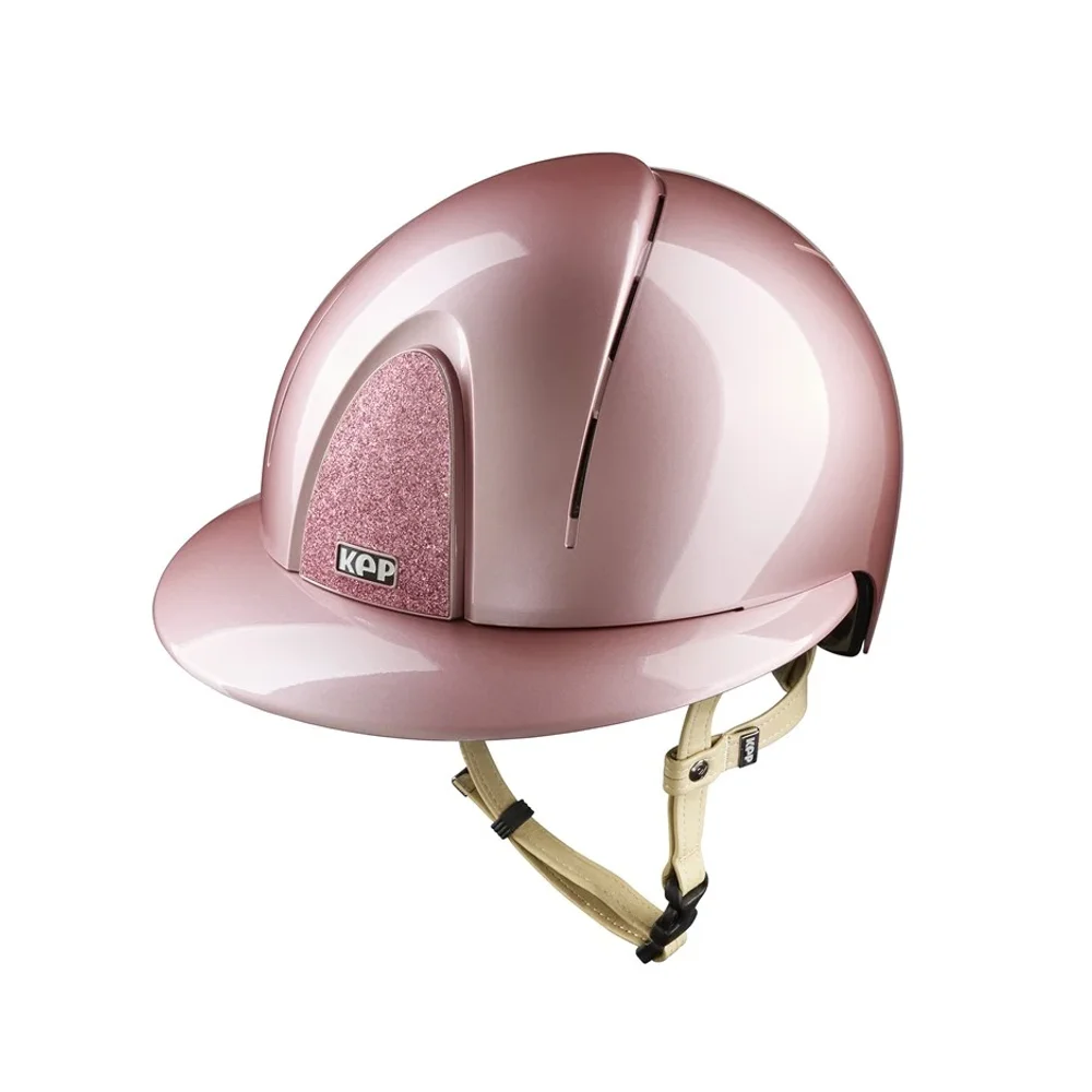 KEP Smart Nova Metal Polish Pink Star Polo ratsastuskypärä