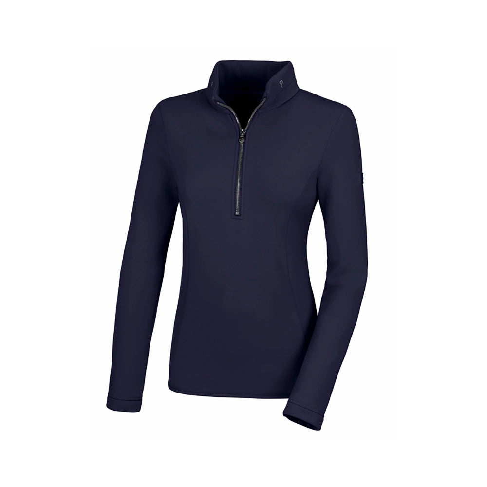Pikeur Polartec Shirt 4037 Sports sininen naisten ratsastuspaita edestä